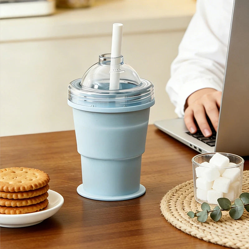 SnapSip™ 2-in-1 Collapsible Ice Cup & Portable Sphere Mold