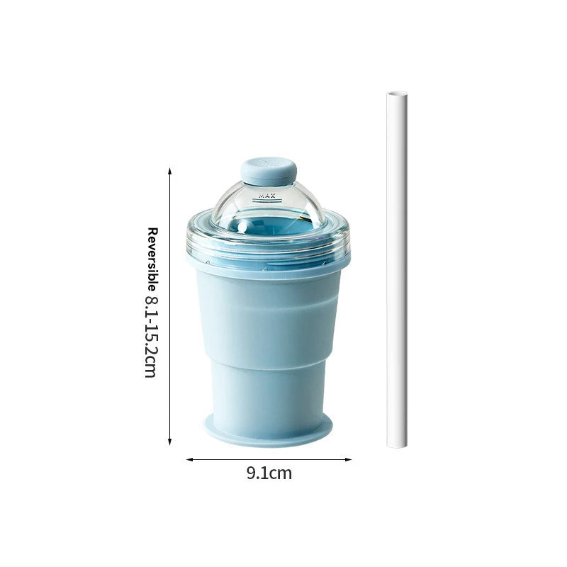 SnapSip™ 2-in-1 Collapsible Ice Cup & Portable Sphere Mold